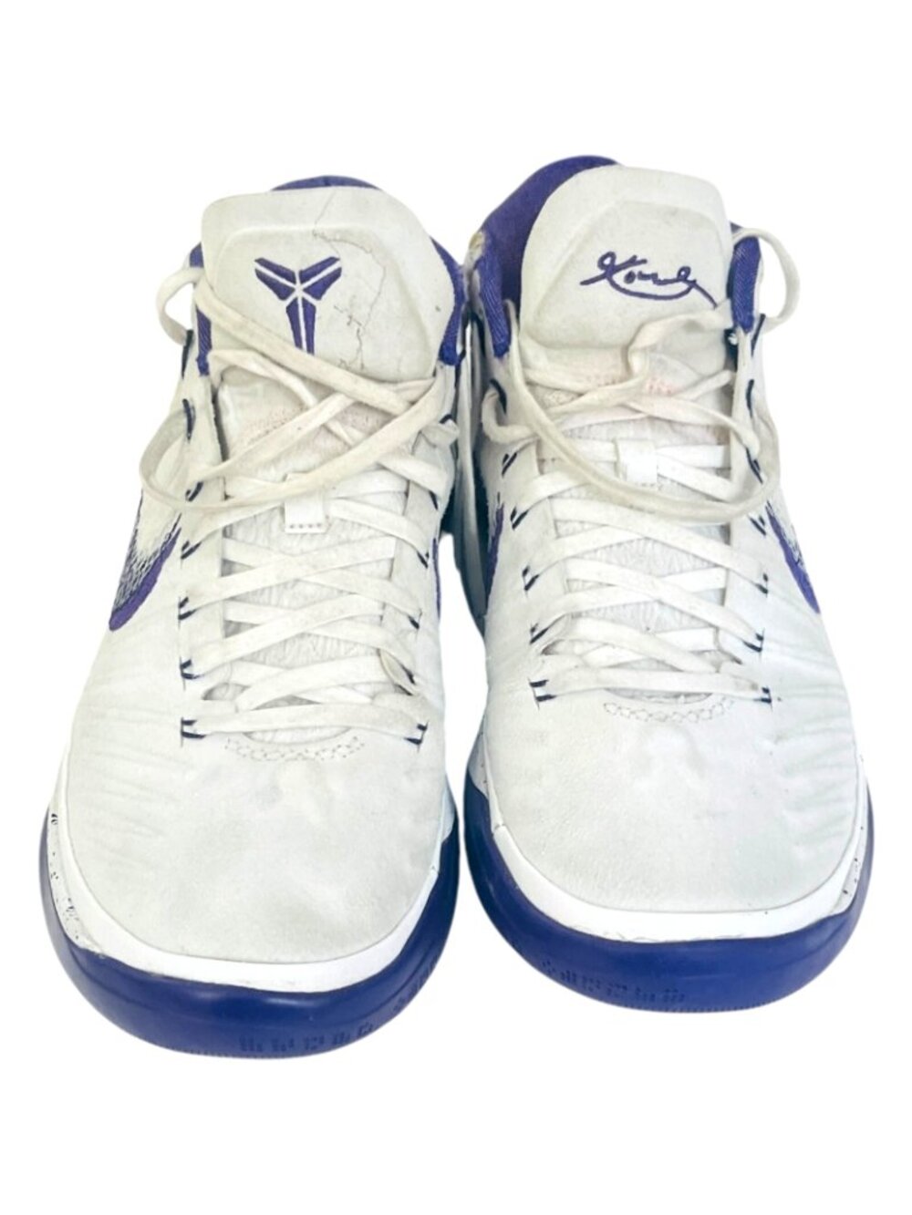 KOBE Basketball Shoes - White & Purple - US Size 8 - Picture 2 of 8